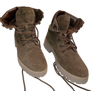 Timberland Cabincore Chunky Sole Party Wear Ankle Boot Suede Shoe Women Size 8